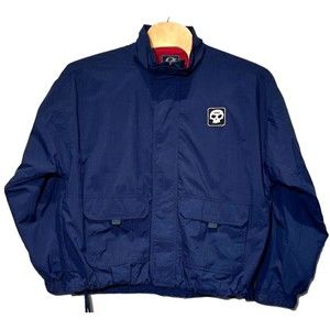 Jacket Gear For Sports Men's Zero Skate Patch Navy Lightweight  90's  Size‎ XL